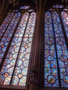 Sainte Chapelle  stained windows.