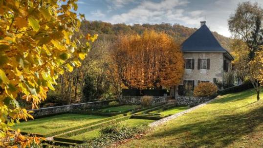 Rousseau's country retreat at Les Charmettes near Chambery became a pilgrimage site.  From culture.fr