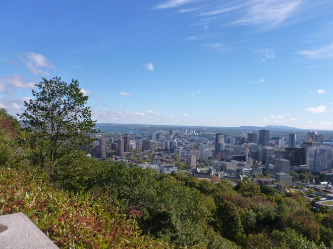 View from Mont Royal, Montreal